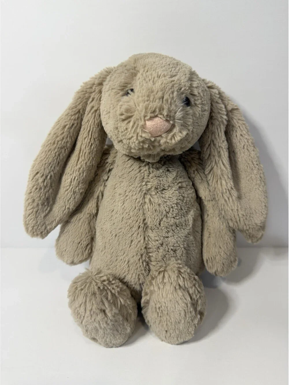 Jellycat Medium Bashful Beige Bunny 12” Plush Toy Rabbit Great Condition